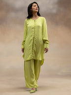 Women Lime Green Kurta