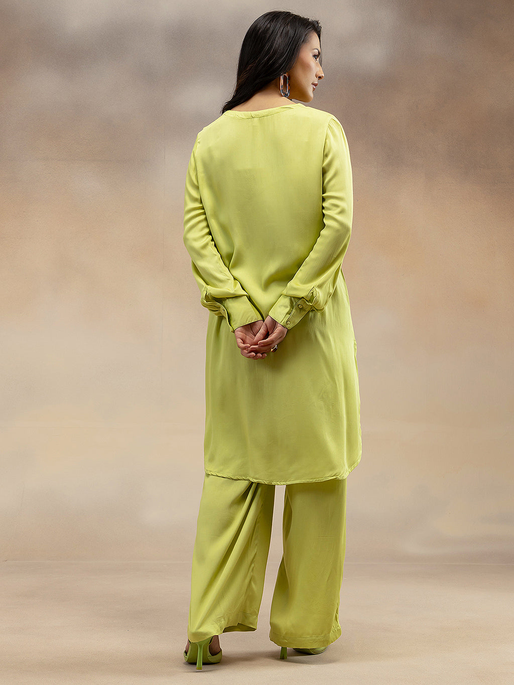 Women Lime Green Kurta