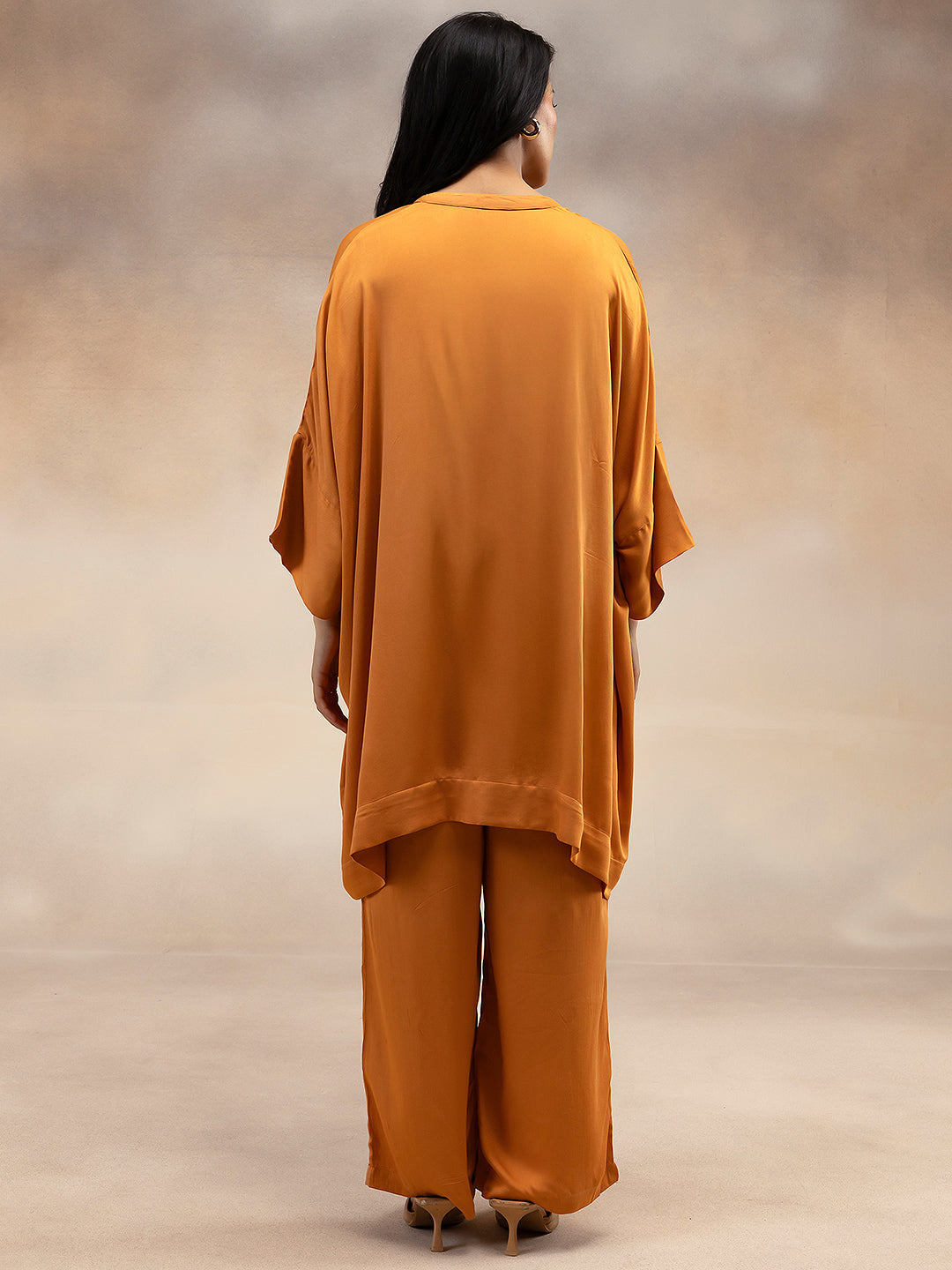 Women Rust Modal Oversized Shirt