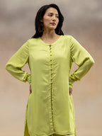 Women Lime Green Kurta