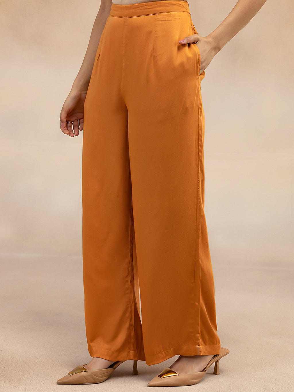 Women Rust Modal Oversized Shirt Co-Ord Set