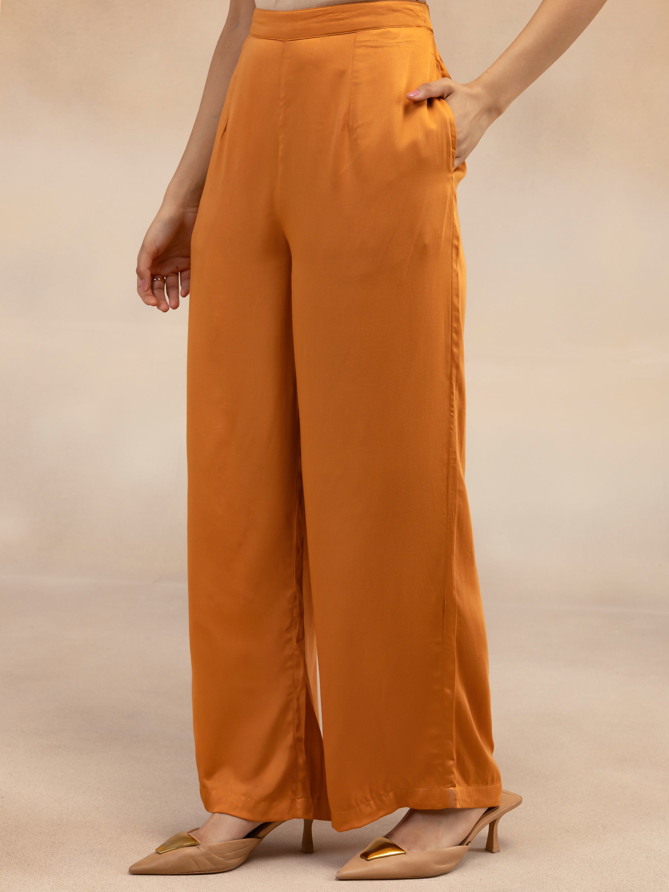Women Rust Modal Oversized Shirt Co-Ord Set