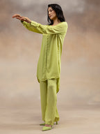 Women Lime Green Kurta